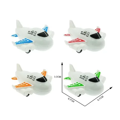 Airplane Model Pull Back Plane Friction Cars Toys Classic Retail Gifts Souvenir Toy