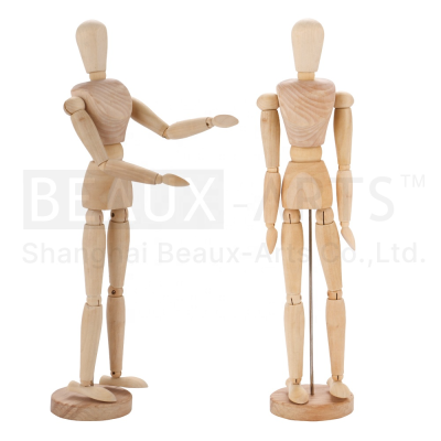 5.5 Inch Arisit Wooden Drawing Male Manikin Sketch Model Cheap Male Mannequin