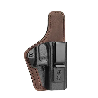 Premium Leather and Kydex Hybrid Holster, Used for Concealed Carrying of Tactical Belts, Suitable for Outdoor Shooting Training