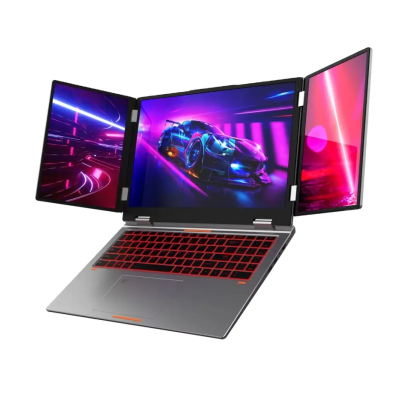 NEW Face Unlock 3 Screen Laptop 16"+10.5"+10.5" Core I7 Business Laptop Notebook 2TB Support External Graphics Card
