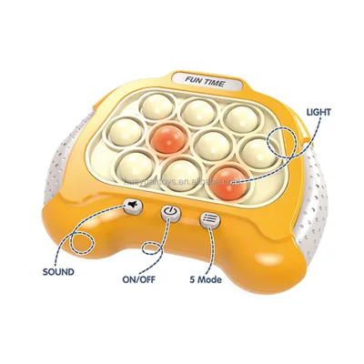 Relieve Stress and Improve Focus and Reflexes Educational Toy Palm Sized Light Whack a Mole Game for Kids