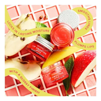 Custom Logo Nourished Long Lasting Deep Moisturizing Repairing Lip BalmGel Apple Peptide Lip Smoothie Vitamin C Lip Balm