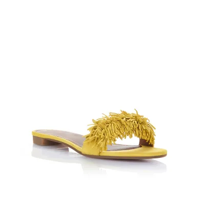 Professional Factory Unique Design Women Tassels Outdoor Luxury Slippers Comfortable Flat Shoes Ladies Flat and Slippers