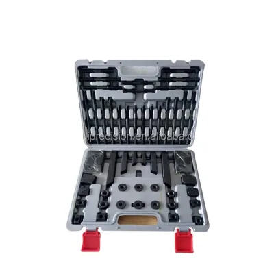 High Hardness 58 Pcs M12 Steel Clamping Kit Set with Meatal Holder