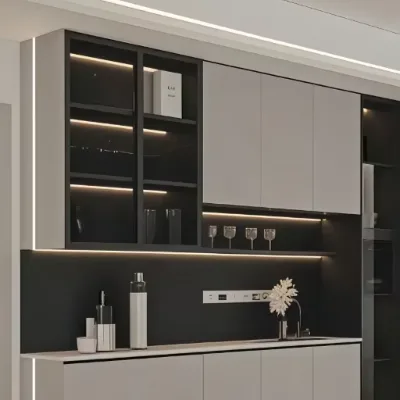 Modern Minimalist Wood Cabinet Storage Bookshelf Versatile Practical with Generous Storage Space Fashion Sideboards
