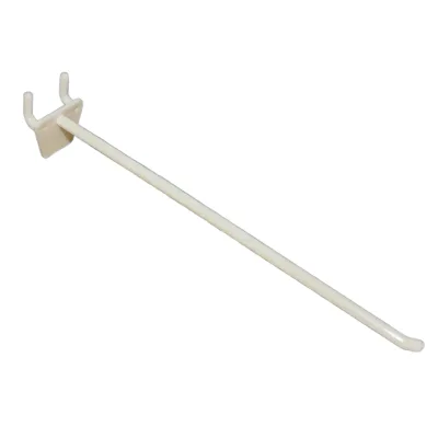 High Quality Store Display Fixtures Slatwall/Pegboard Chrome Plated Plastic Straight Hooks Eco-Friendly 9.9 lb