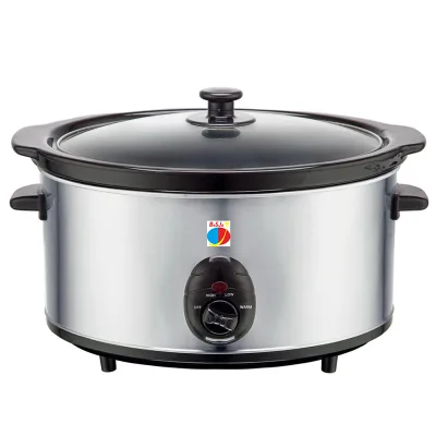 Crockpot Digital Automatic Slow Cooker 240W Oval 6.5QT App-Controlled Portable Class Energy Efficiency Household Hotel