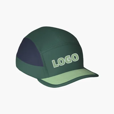High Quality Custom 5-Panel Breathable Camper Cap Sporty and Fashion Style With HD Printing Camping Hat for Outdoor Use