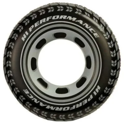 Good Quality Custom Phthalate Free Eco Friendly PVC Tyre Design Inflatable Swim Ring for Kids and Adults