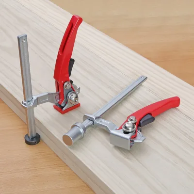 Ratchet F Clamps Steel DIY Assembly Table Clamp for Woodworking and Welding