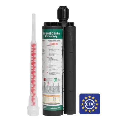Taiwan Chemical Anchor Supplier ETA Approved Epoxy Anchor for Industrial Pipeline and Plant Facilities