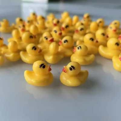 Wholesale QC QC5211 Mini Duck Figure Toys for Plastic Vending Capsules 32mm Kids All Ages