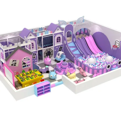 Indoor Playground Fiberglass Slide Kids Soft Play Equipment OEM Custom Amusement Park Slide
