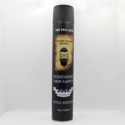 Manufacturer China Strong Hold 750ml Salon Barber Spritz for Curly Hair Styling Effect for Texturizing Hair Spray