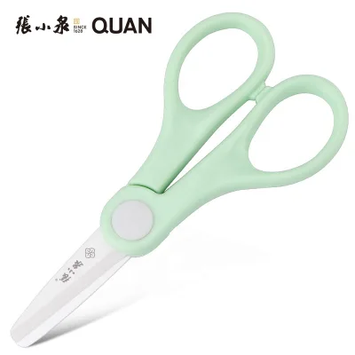 Factory Direct Selling Kitchen Household Baby Ceramic Safety Food Scissors With Plastic Cover