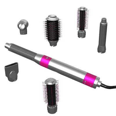 High Speed BLDC Brushless Motor 110000 Rpm Hot air Hair Wrap Styler Cepillo 5 En in 1 Multi Blowout Hair Dryer Brush Hair Styler