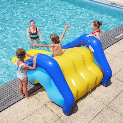 Backyard Inflatable Water Park Surf Track Slide Portable Pool Kids Bouncy Castle Custom Shape Size