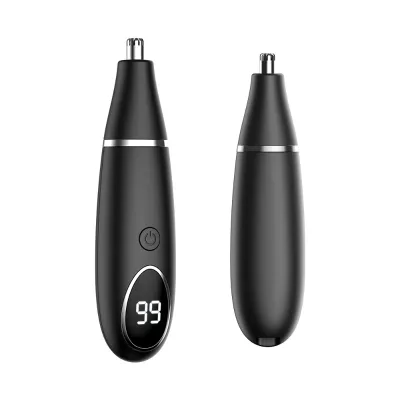 Electric Rechargeable Painless Facial Ear and Nose Hair Trimmer for Men and Women