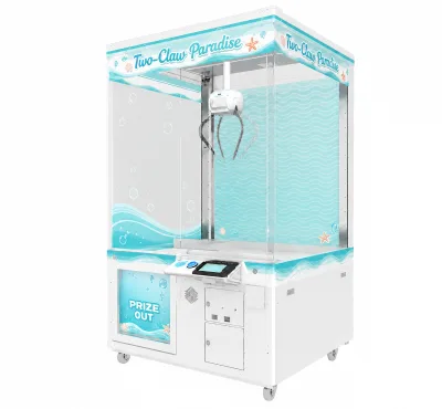 Large Fully Transparent Coin & QR Code Operated Claw Machine, OFO Claw Catcher Machine Japanese Style factory
