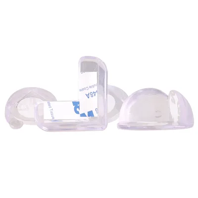 2021 Baby Safety Adhesive Plastic Cover Table Transparent Edge Silicone Corner Protector Guard