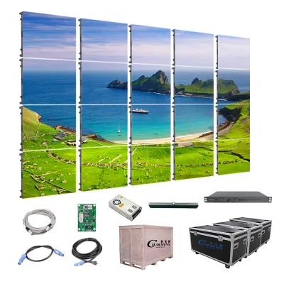 Low price video light pantalla led flexible party rentals outdoor light panel dj booth hologram fans 3d wall panel led screens