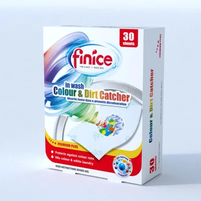 Finice PREMIUM PLUS SERIES Colour Catcher Color Grabber Color Absorption Anti Dyed Cloth Laundry Color Catcher Sheet