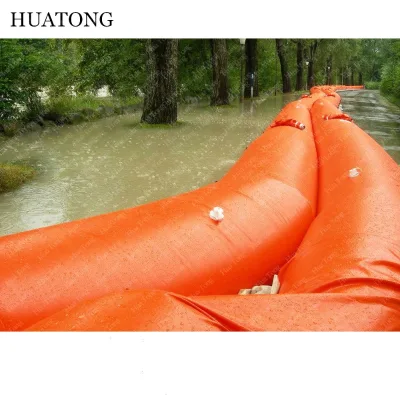 Custom Size Mobile Flood Control Rubber Dam Water Flood Barrier Inflatable Tube Wall Tubewall Dam