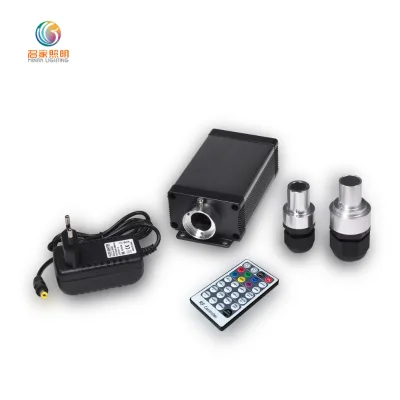 RGBW Mixing Color LED 10W Optic Fiber Light Decoration with 28keys Remote Control
