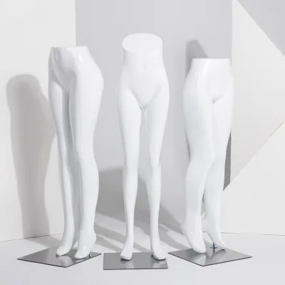Sexy Half Body Female Plastic Leg Mannequin