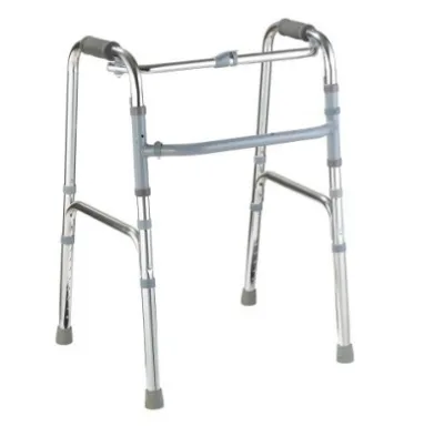 HOT Sale Hospital Medical Frame Aluminum Folding Walking Aid Walker for Disabled and Old