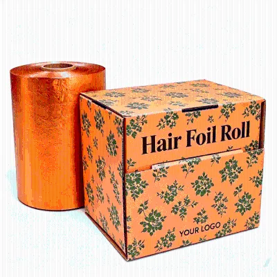 Wholesale Custom Size Colored Hair Aluminum Foil Heat Conductive Portable Hairdressing Foil for Barbershop Home Use