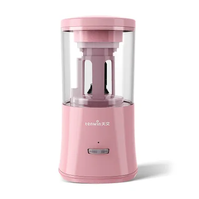 Tianwen Big Bucket Fully Auto Mechanical Electronic 7-8MM Electric Pencil Sharpener Machine Model 8018 for Student USB Charging