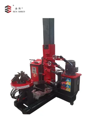 China Custom Made Portable Tyre Changer Manual Truck Tire Repair Tools with 220V Power Supply Wheel Balancer and Tire Changer
