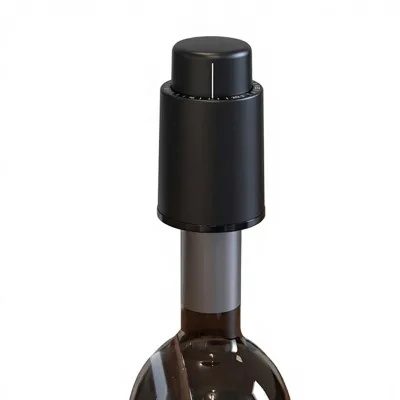 New Vacuum Wine Bottle Cap Stopper Sealed Storage Vacuum Memory Wine Stopper Push Style Bar Tools Barware Wine Cork Black