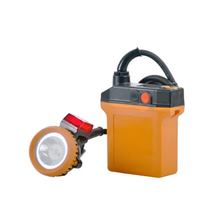 Digital LCD Methane Alarm Head Lamps Rechargeable with Digital Shows Worker No. Time, Date, Battery Stauts