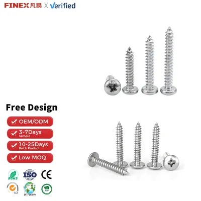 Hot Sales Wholesale Manufacturer's Stock M1-M8 A2 Self-Tapping Screw Bolts and Nuts