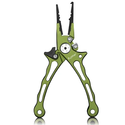 Aluminum Corrosion Resistant 17.5cm Fishing Pliers Non Slip Waterproof Durable Catch Release