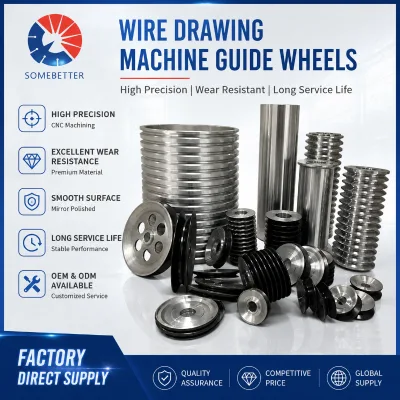 Wire Drawing Machine Guide Pulley Mirror Polished Guide Wheel for Metal Wire Production