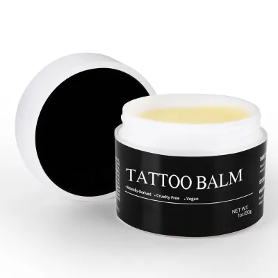 Private Label Natural Tattoo Aftercare Cream Moisturize Color Enhancement Protect News Tattoo Care Butter Balm for Skin