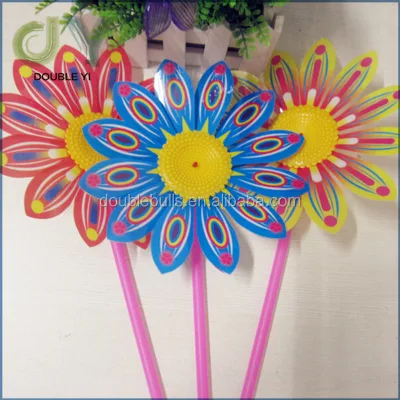 High Quality Doublebulls Funny PVC Plastic Windmill for Kids Eco-friendly Unisex 18x36CM