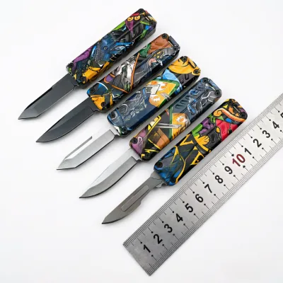 HighEnd Portable Exquisite Unboxing Paper Cutter,Personalized 3DPrinted Carving Knife,8Cr14Steel Sharp Durable Retractable Knife
