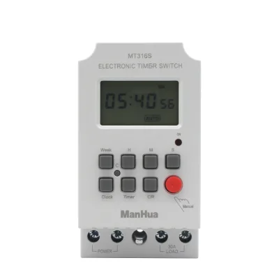Manhua MT316S Weekly Programmable Small Electronic Digital Minute 15 Second Timer