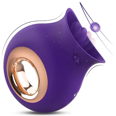 Adult Toys Rose Clitoral Vibrator Tongue Licking Toy Vibrator with 9 Modes Adult Sex Toys for Women Couples