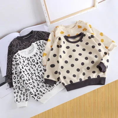 WEN Spring children's new children's sweater boys' Top Girls sweater