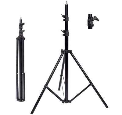 Versatile 2kg Ring Light 2.1 M Tripod Stand Supports All Devices Universal Tripod Stand