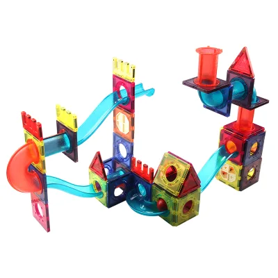 High Quality ZBOND 3D Block Educational Toy Magnetic Building Tiles ABS Plastic for Boys and Girls
