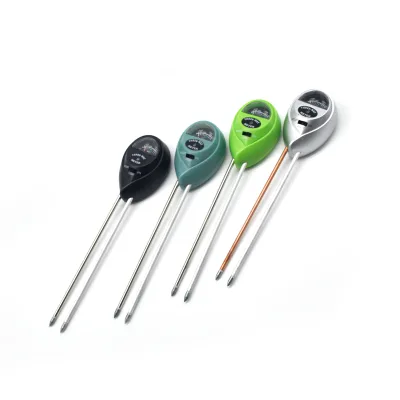 3 in 1 Round Head Soil Moisture Meter PH Light Intensity Tester for Garden Plant