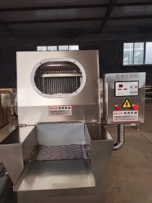 Automatic Meat Saline Brine Injector Machine with Motor 100kg/h Capacity for Meat Processing
