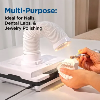 Hot Sale 2 in 1 Vacuum Fan Exhaust Electric Dust Removal Nail Polishing
