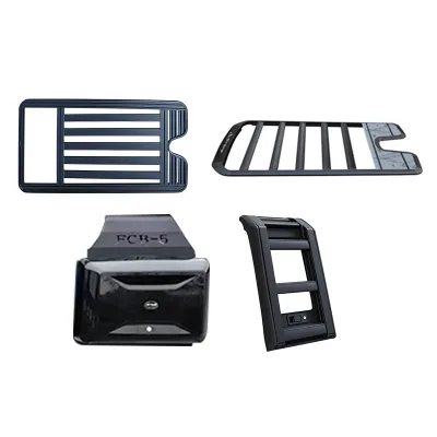 BYD Leopard 5 Aluminum Alloy Roof Platform Side Luggage Carrier Mecha-Style Mesh Side Ladder Off-Road Expansion Rack No Drilling